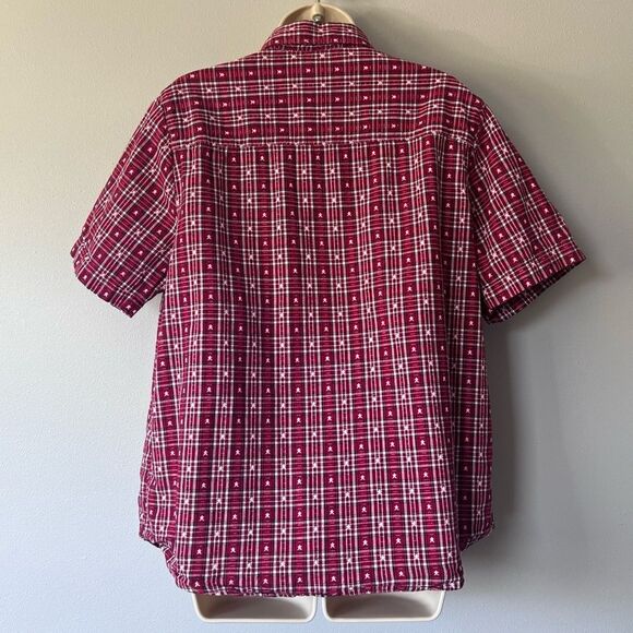 Disney Winnie The Pooh Plaid Embroidered Button Down Shirt Size 14/16 - Picture 4 of 7